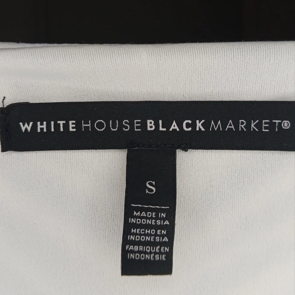 Bundle Sale- White House Black Market Black/White Tank Top Size Small - Picture 5 of 5